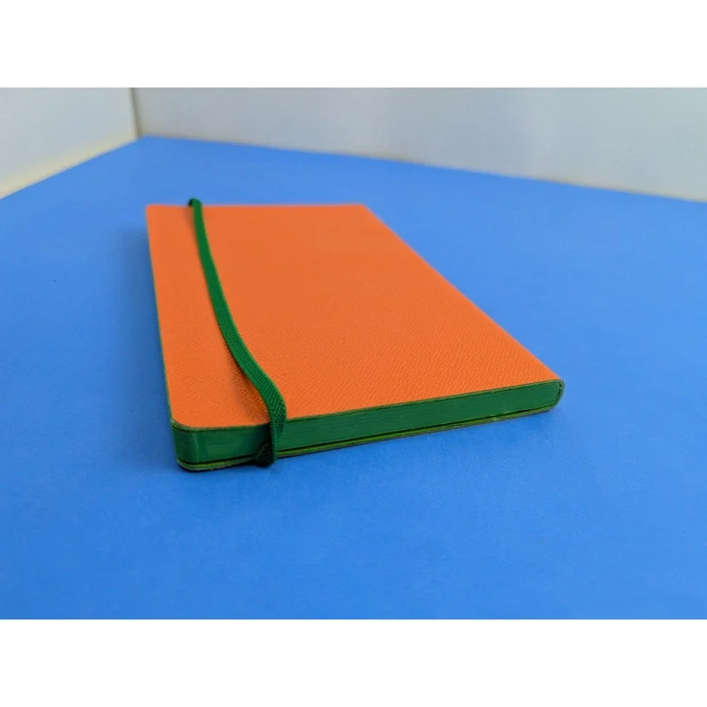 Campo Marzio Orange Leather Bound Notebook Journal 8